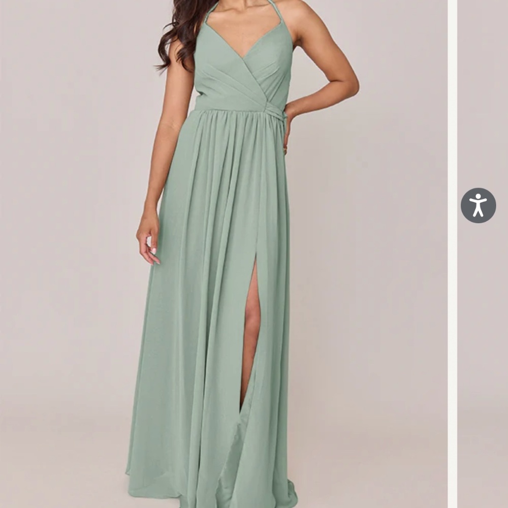 Revelry Hannah Chiffon Wrap Dress
